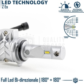 1 Lampadina Full LED HB4 CANbus Professionale | Conversione da Alogena HB4 a LED | 6500K Luce Bianca 4000LM