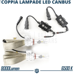 Kit LED 9005 CANbus Profesional | Conversión de Halógena 9005 a LED | 6500K Blanco Frío 8000LM