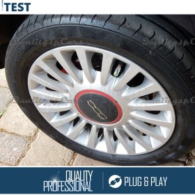 4 Tapones de Válvula INDICADOR DE PRESIÓN Neumáticos | Tapas Válvulas Universales para Coches y Moto en Acero