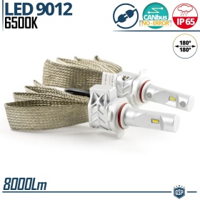 Kit LED 9012 CANbus Profesional | Conversión de Halógena 9012 a LED | 6500K Blanco Frío 8000LM