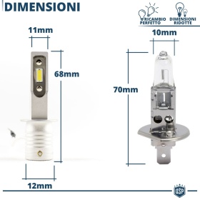 1x Bombilla LED H1 | Blanco Frío 6500K Potente 4000LM | CANbus Sin Error, Plug & Play