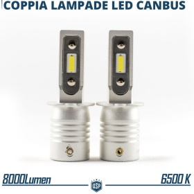 Kit LED H3 Luces de Niebla | Blanco Frío 6500K Potente 8000LM | CANbus Sin Error, Plug & Play
