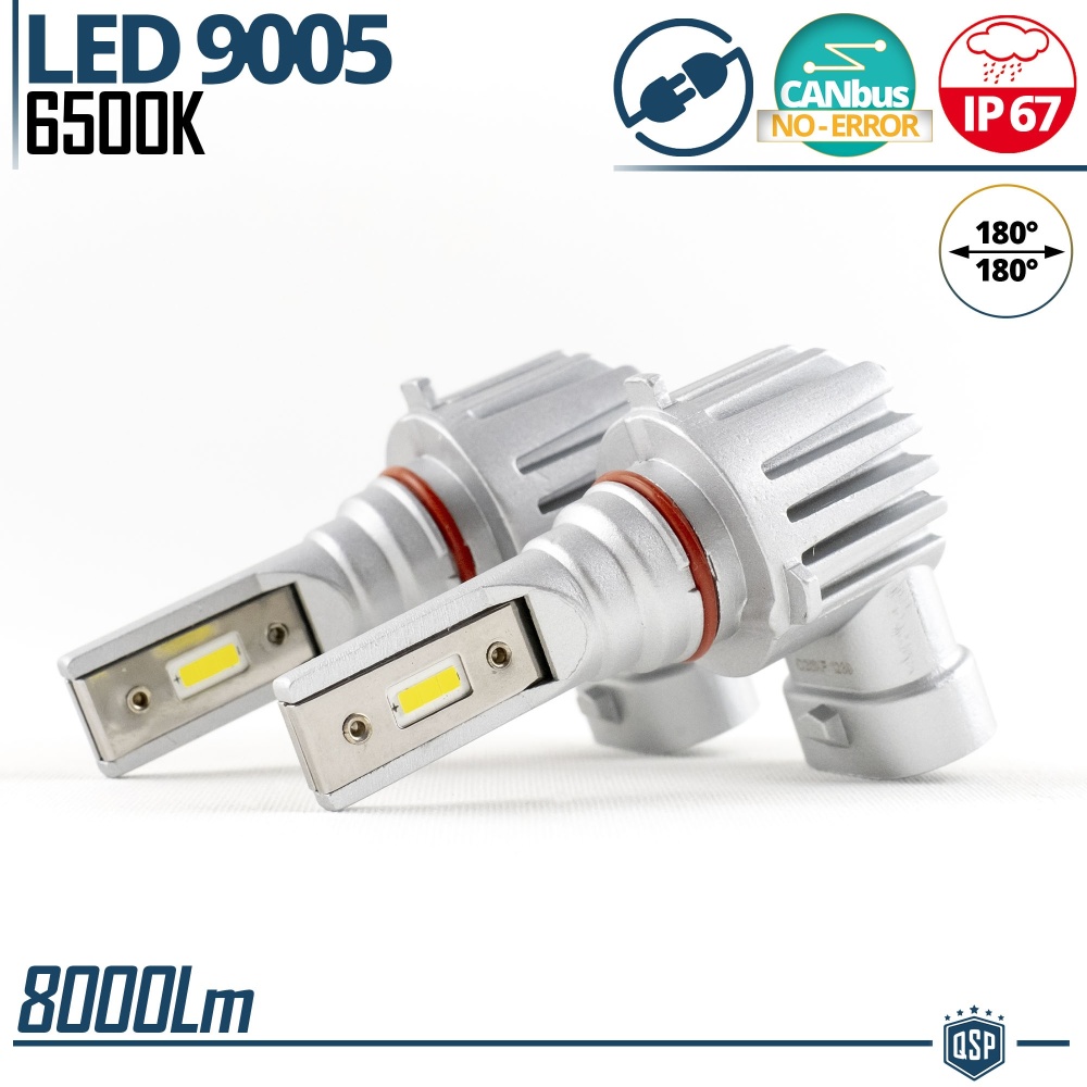 Kit LED 9005 Luces de Niebla | Blanco Frío 6500K Potente 8000LM | CANbus Sin Error, Plug & Play Kit LED 9005 Luces de Niebla | Blanco Frío 6500K Potente 8000LM | CANbus Sin Error, Plug & Play