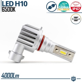 1x Bombilla LED H10 | Blanco Frío 6500K Potente 4000LM | CANbus Sin Error, Plug & Play