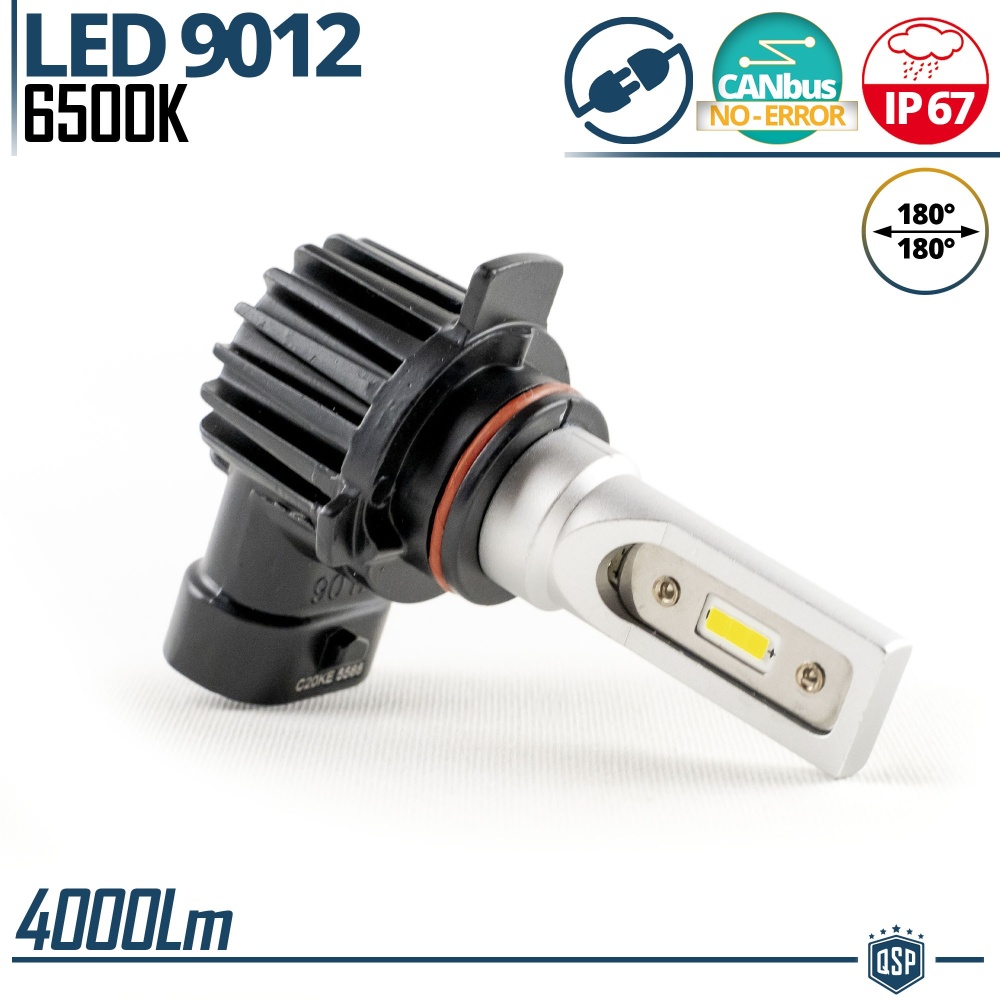1 Full LED 9012 Bulb | Powerful White Ice 6500K 4000LM | CANbus Error FREE, Plug & Play 1 Full LED 9012 Bulb | Powerful White Ice 6500K 4000LM | CANbus Error FREE, Plug & Play
