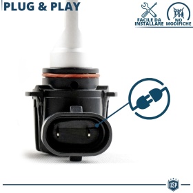 1x Bombilla LED HIR2 | Blanco Frío 6500K Potente 4000LM | CANbus Sin Error, Plug & Play