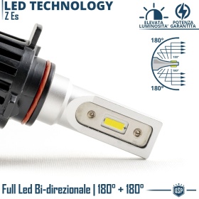 Kit LED HIR2 Luces de Niebla | Blanco Frío 6500K Potente 8000LM | CANbus Sin Error, Plug & Play