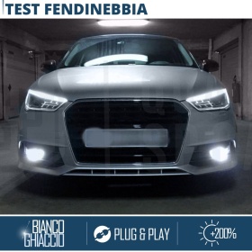 Kit LED H16 Luces de Niebla | Blanco Frío 6500K Potente 8000LM | CANbus Sin Error, Plug & Play