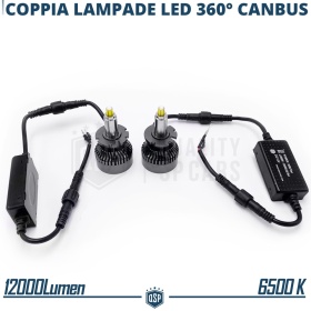 Kit LED D1S | Conversión de Xenon HID a Bombillas LED Plug & Play | Luz Blanca Potente 360° | 12000LM 6500K