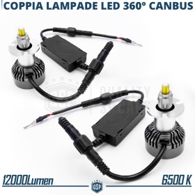Kit LED D5S | Conversión de Xenon HID a Bombillas LED Plug & Play | Luz Blanca Potente 360° | 12000LM 6500K