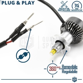 Kit LED D5S | Conversión de Xenon HID a Bombillas LED Plug & Play | Luz Blanca Potente 360° | 12000LM 6500K