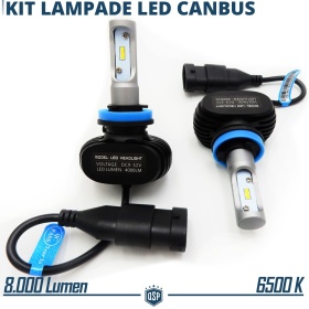 Kit LED H9 CANbus Profesional | Bombillas Led Luz Blanco Frío 6500K 8000LM