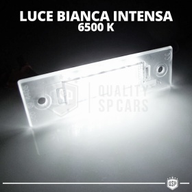 2 Plafones LED Matrícula para PORSCHE Boxster, 911, 968 | Canbus, Plug & Play | 18 LED 6.500K Blanco Frío