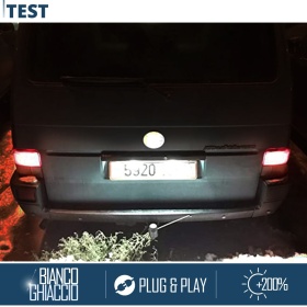 2 Plafones LED Matrícula para VW Transporter (T4) 1990-2003 | Canbus, Plug & Play | 18 LED 6.500K Blanco Frío