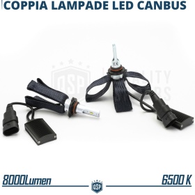 Kit LED HB3 con GRADUACIÓN AJUSTABLE | 6500K 8000LM | CANbus SIN ERROR, Plug & Play