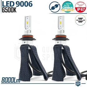 Kit LED 9006 con GRADUACIÓN AJUSTABLE | 6500K 8000LM | CANbus SIN ERROR, Plug & Play