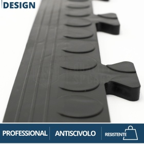 1 Schiebeanschluss für PVC-Boden | Verriegelungsprofil MÄNNLICH Fitting