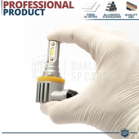 Kit LED H8 Luces de Niebla | Blanco Frío 6500K Potente 8000LM | CANbus Sin Error, Plug & Play