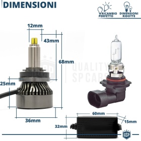 1 Bombilla LED H8 para FARO LENTICULAR | Luz Potente 360° 6000 Lúmenes | Conversión de HALÓGENA H8 a LED | CANbus, Plug & Play