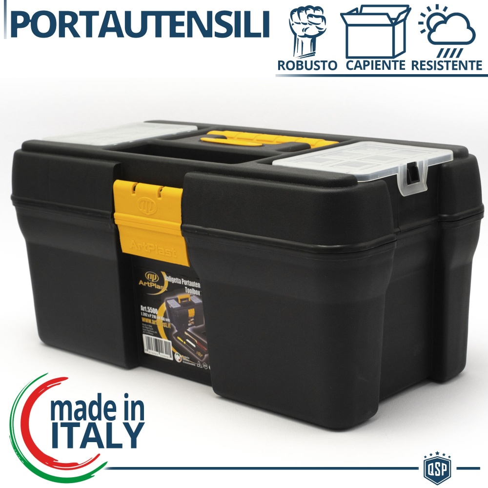 Maletín de Herramientas Profesional Portaherramientas Robusto y Espacioso | HECHO EN ITALIA Maletín de Herramientas Profesional Portaherramientas Robusto y Espacioso | HECHO EN ITALIA