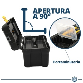 Maletín de Herramientas Profesional Portaherramientas Robusto y Espacioso | HECHO EN ITALIA