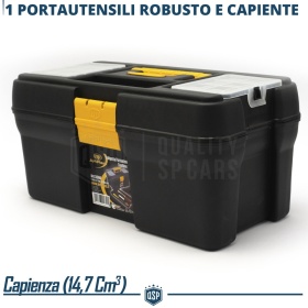 Maletín de Herramientas Profesional Portaherramientas Robusto y Espacioso | HECHO EN ITALIA