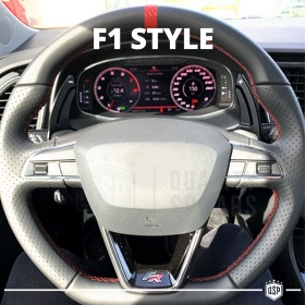 2 PALETTE Cambio al Volante per SEAT Ibiza 5 (6F, KJ) | Leve Cambio Sequenziale in Alluminio Nero