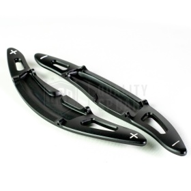 PALETTE Cambio al Volante per PORSCHE Cayenne II (92A) 14-18 | Leve Paddle Nere
