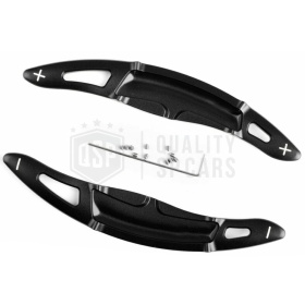 PALETTE Cambio al Volante per PORSCHE Cayenne II (92A) 14-18 | Leve Paddle Nere