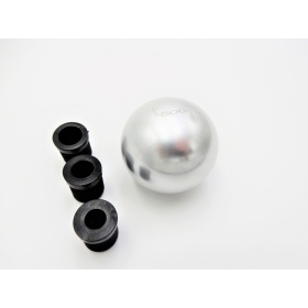 Pomo Palanca de Cambio GRIS PLATA para FIAT 500 Nueva y Antigua Universal en Acero Inoxidable Anotizado