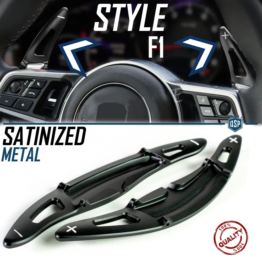 Levas de Volante para PORSCHE Boxster (718) 16- | Levas de Cambio Negro Levas de Volante para PORSCHE Boxster (718) 16- | Levas de Cambio Negro