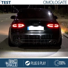 2 Luces de Matricula LED para Audi CANBUS 18 LED 6.500K BLANCO FRIO Plug & Play