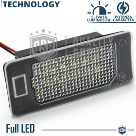 2 Luces de Matricula LED para Audi CANBUS 18 LED 6.500K BLANCO FRIO Plug & Play