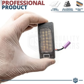 2 Luces de Matricula LED para Porsche CANBUS 18 LED 6.500K BLANCO FRIO Plug & Play