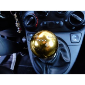 Pomo Palanca de Cambio DORARDO para FIAT 500 Nueva y Antigua Universal en Acero Inoxidable Anotizado
