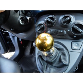 Pomo Palanca de Cambio DORARDO para FIAT 500 Nueva y Antigua Universal en Acero Inoxidable Anotizado