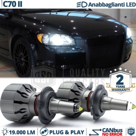 Kit LED H7 para Volvo C70 II Luces de Cruce | Bombillas LED CANbus Blanco Frío | 6000K 19000LM