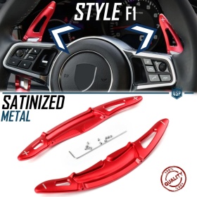 Levas de Volante para PORSCHE 918 Spyder 13-15 | Levas de Cambio Rojo