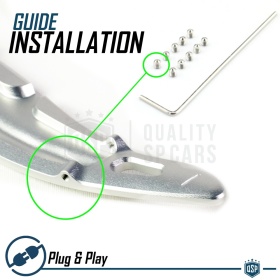 Levas de Volante para PORSCHE Cayman (981) 13-15 | Levas de Cambio Silver