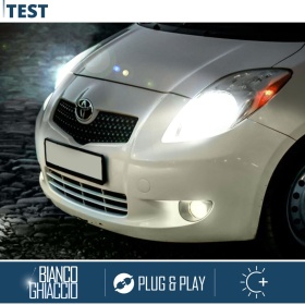 Kit LED H4 para TOYOTA YARIS XP90 Luces de Cruce + Carretera | 6500K 8000LM CANbus