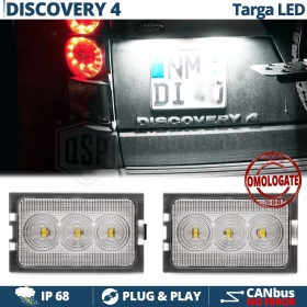 2 Plafones LED Matrícula para LAND ROVER Discovery 4 (09-16) | Canbus, Plug & Play | 6.500K Blanco