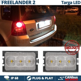 2 Plafones LED Matrícula para LAND ROVER 2 (06-14) | Canbus, Plug & Play | 6.500K Blanco