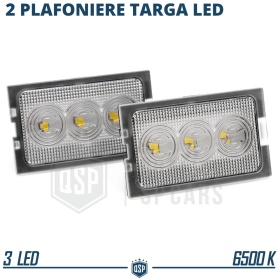 2 Plafones LED Matrícula para Range Rover Sport (05-13) | Canbus, Plug & Play | 6.500K Blanco