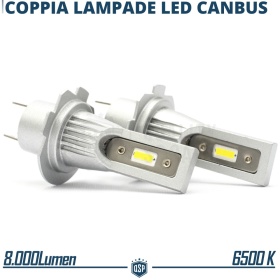 Luces de Cruce LED H7 para Toyota MR2 W30 Facelift (02-07) | Bombillas Led CANbus Luz Potente Blanca 6500K 8000LM