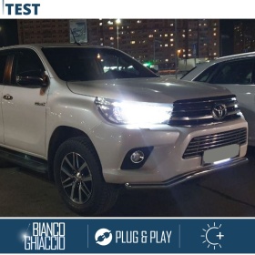 Kit Led H4 para Toyota Hilux VIII (2015-) Luces de Cruce + Carretera | 6500k 8000LM | Plug & Play