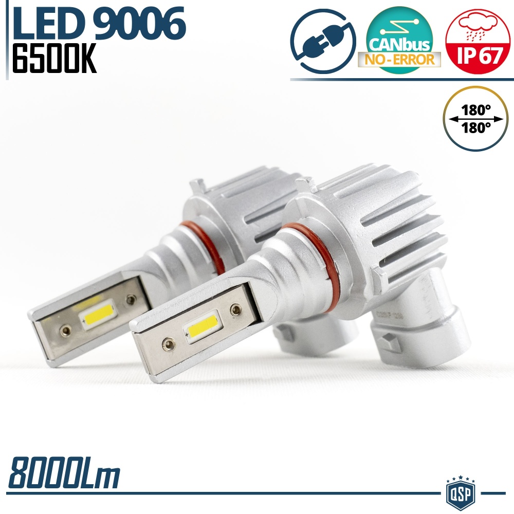 Kit LED 9006 Luces de Niebla | Blanco Frío 6500K Potente 8000LM | CANbus Sin Error, Plug & Play Kit LED 9006 Luces de Niebla | Blanco Frío 6500K Potente 8000LM | CANbus Sin Error, Plug & Play