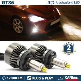 Luces de Cruce LED para Toyota GT86 (2012-) | Bombillas LED H11 Canbus | Luz Blanca 360° 6500K 12000 Lúmenes