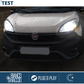 Kit LED H7 para Fiat Doblò 2 Facelift Luces de Cruce CANbus | 6500K Blanco Frío 8000LM
