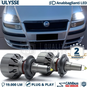 Kit LED H7 para Fiat Ulysse 2 Luces de Cruce | Bombillas LED CANbus Blanco Frío | 6000K 19000LM