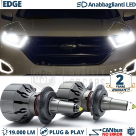 Kit LED H7 para Ford Edge Luces de Cruce | Bombillas LED CANbus Blanco Frío | 6000K 19000LM